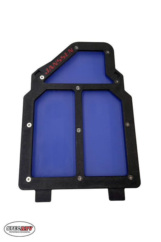 JANSSEN PERFORMANCE TRACK/TRAIL AIR BOX COVER 09-25 YAMAHA YFZ450R/YFZ450X