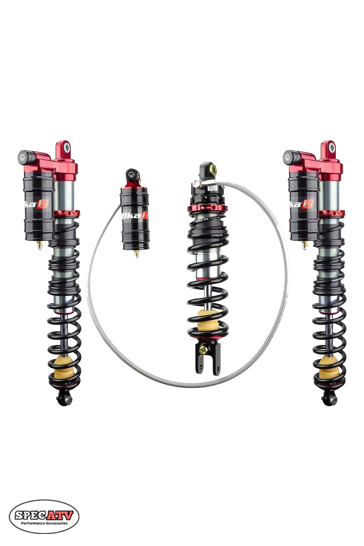 ELKA LEGACY SERIES FRONT & REAR KIT SHOCKS for YAMAHA YFZ450X, 2009 to 2020