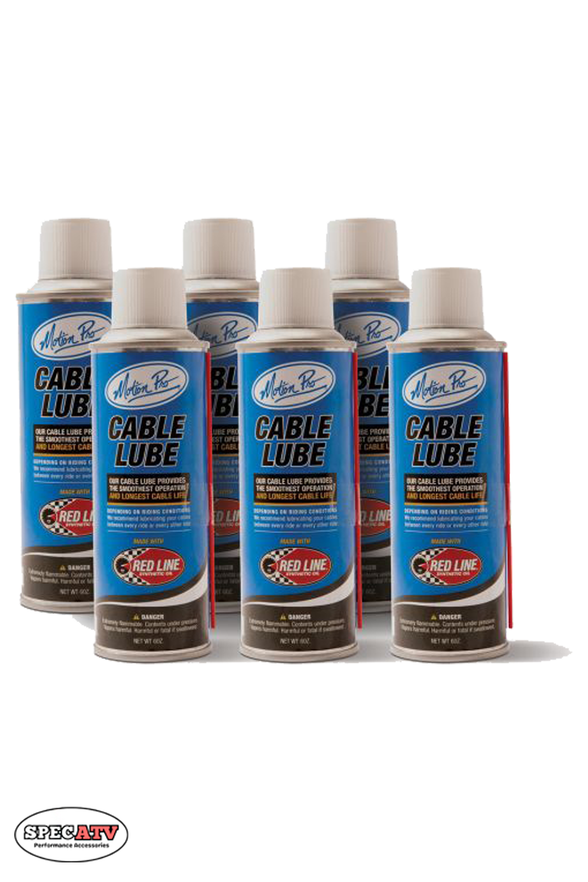 Motion Pro Cable Lube (6 oz Cans) Six Pack